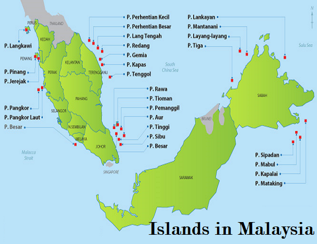 All Islands in malaysia