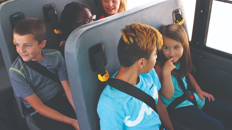 fasten seat belt in school bus