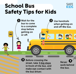 school bus safety tips for children