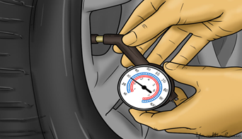 tire pressure meter method of use