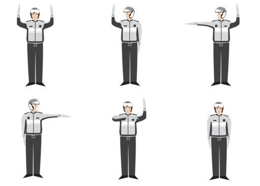 essential traffic police hand signals malaysia