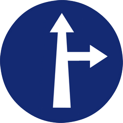 Keep Straight or Right