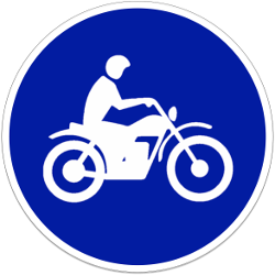 Motorcycle lane